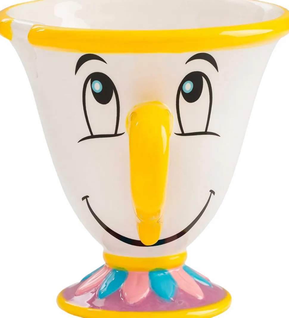 Beauty and the Beast - Chip Sculpted Ceramic Tea Cup