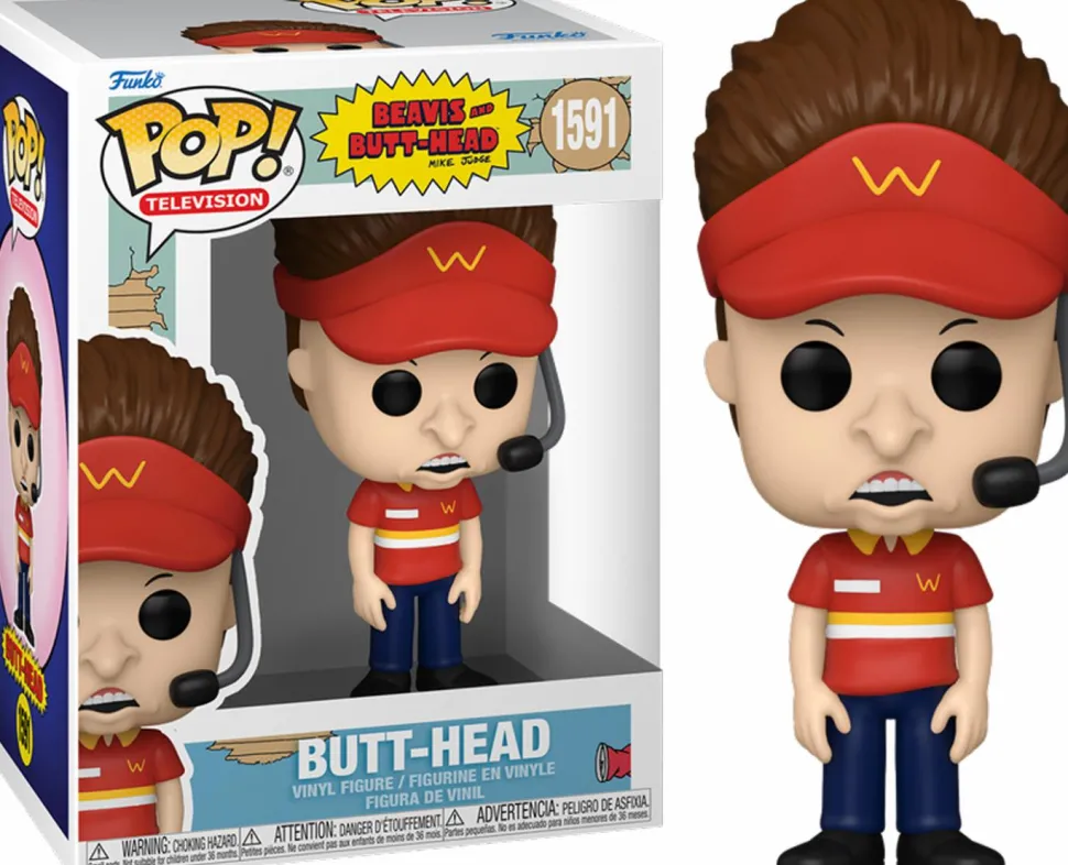 Beavis and Butt-Head - Butt-Head (Burger World Uniform) Pop! Vinyl Figure