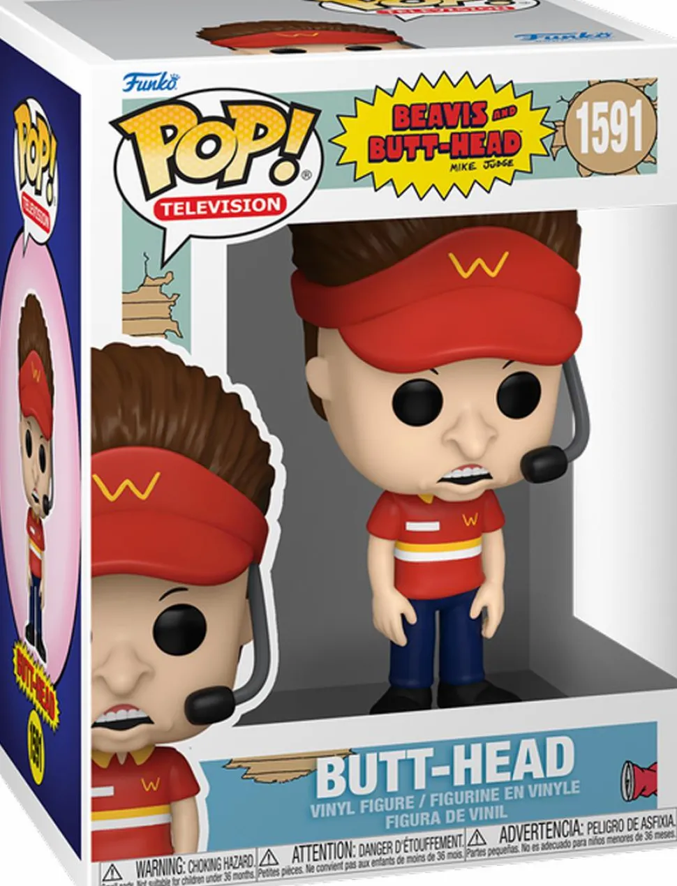 Beavis and Butt-Head - Butt-Head (Burger World Uniform) Pop! Vinyl Figure
