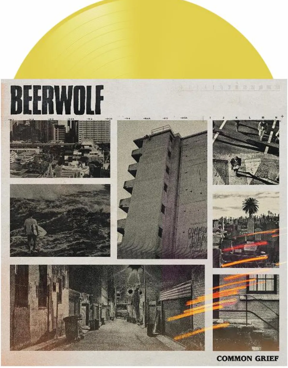 Beerwolf - Common Grief LP Vinyl Record (Transparent Yellow Coloured Vinyl)
