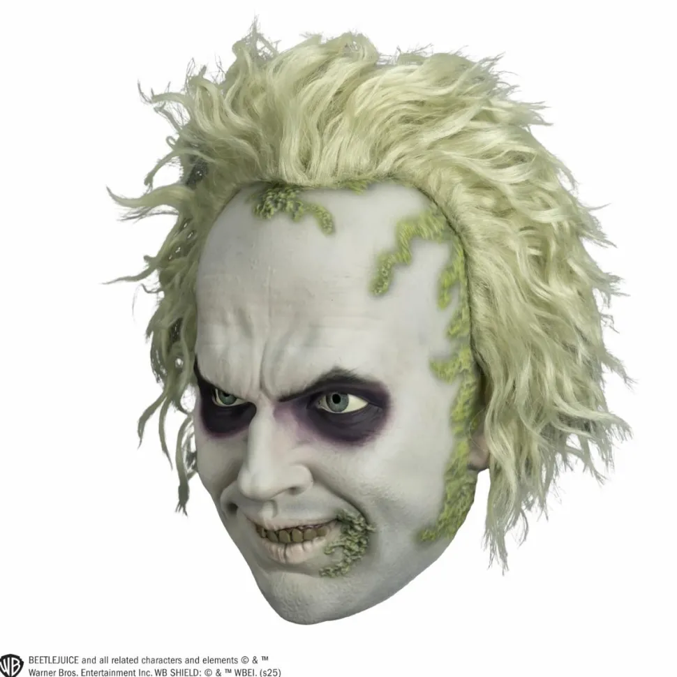 Beetlejuice (1988) - Beetlejuice Deluxe Adult Injection Mask (One Size Fits Most)