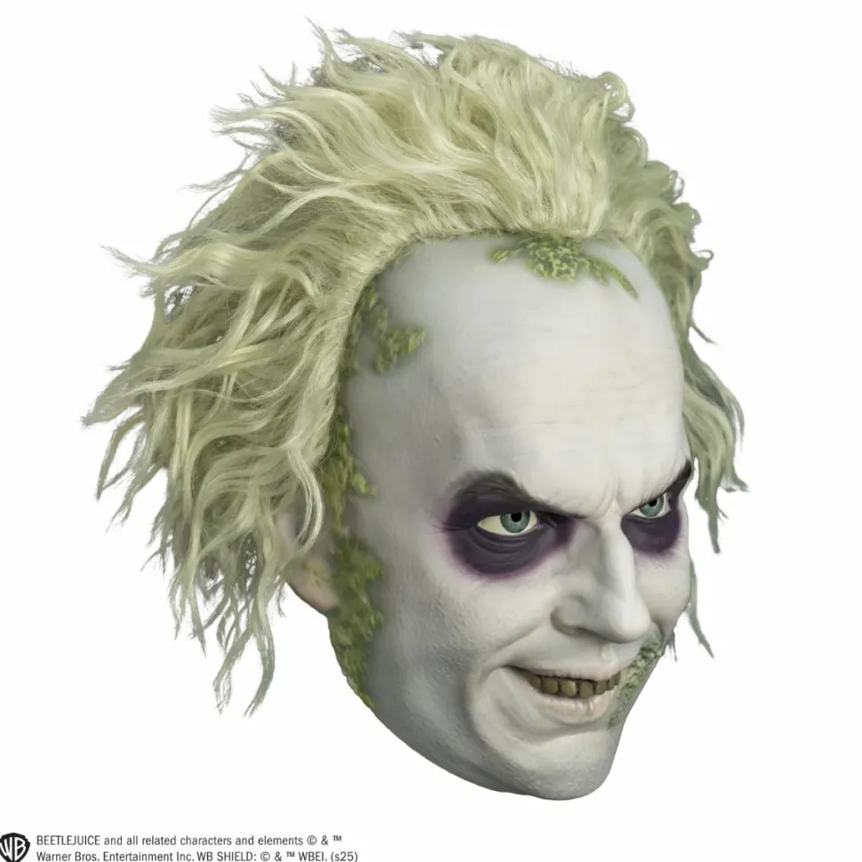 Beetlejuice (1988) - Beetlejuice Deluxe Adult Injection Mask (One Size Fits Most)