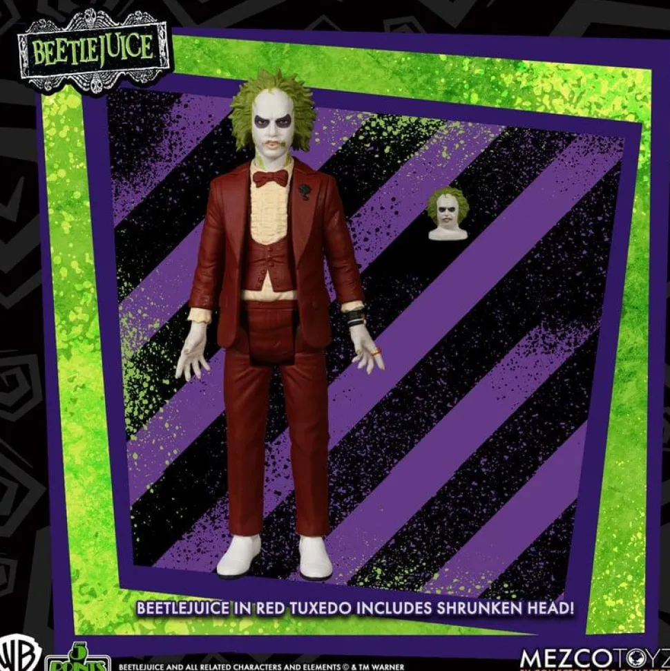 Beetlejuice (1988) - Beetlejuice 5 Points 3.75" Scale Action Figure Bundle (Set of 2)