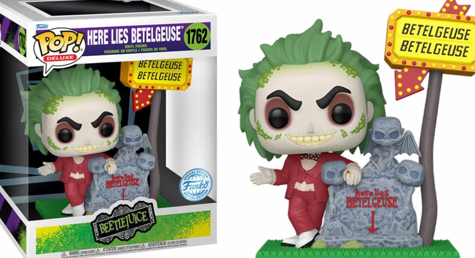 Beetlejuice (1988) - Here Lies Betelgeuse Deluxe Pop! Vinyl Figure