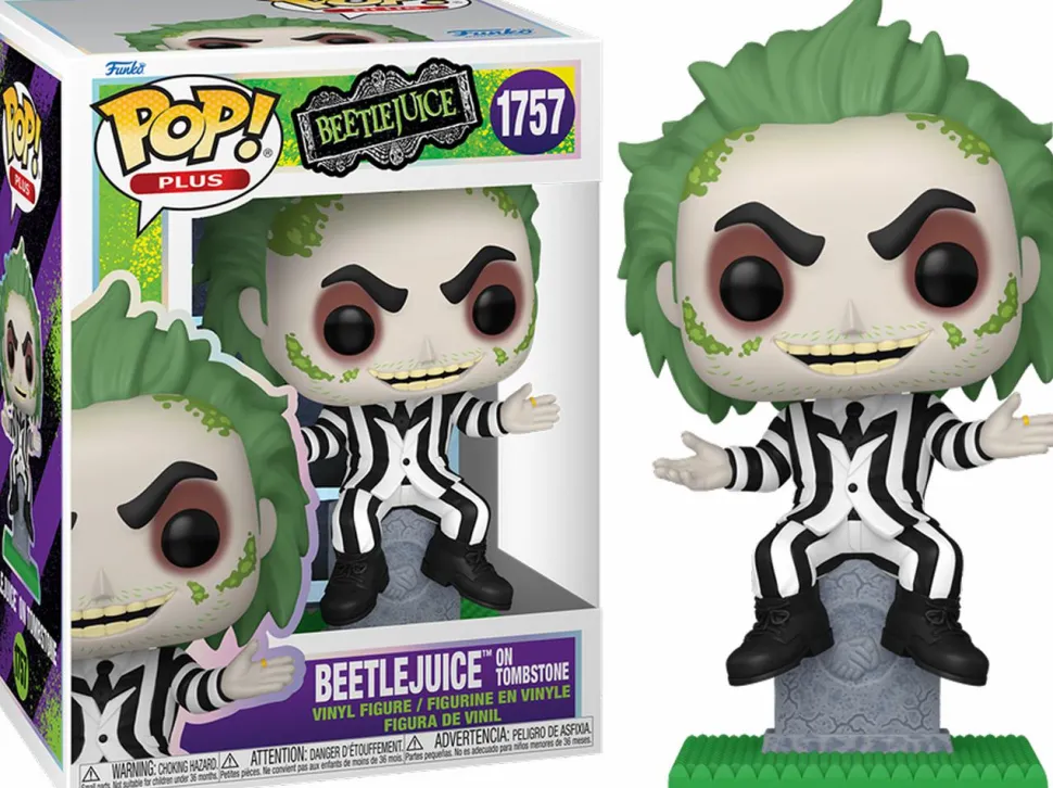 Beetlejuice - Beetlejuice on Tombstone Pop! Vinyl Figure