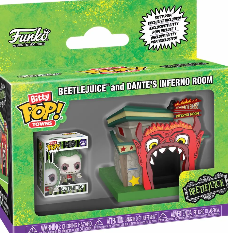 Beetlejuice - Beetlejuice & Dante's Inferno Room Bitty Pop! Town Vinyl Figure