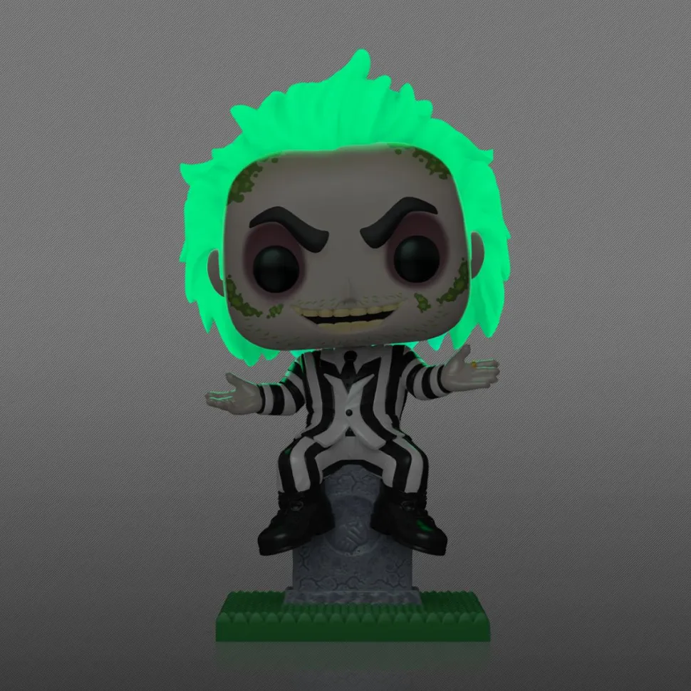 Beetlejuice - Beetlejuice on Tombstone Glow in the Dark Pop! Plus Vinyl Figure