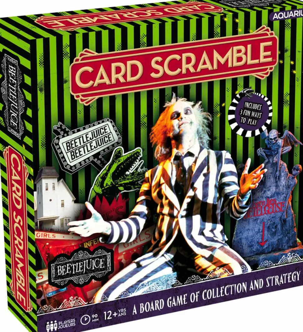 Beetlejuice - Card Scramble Board Game
