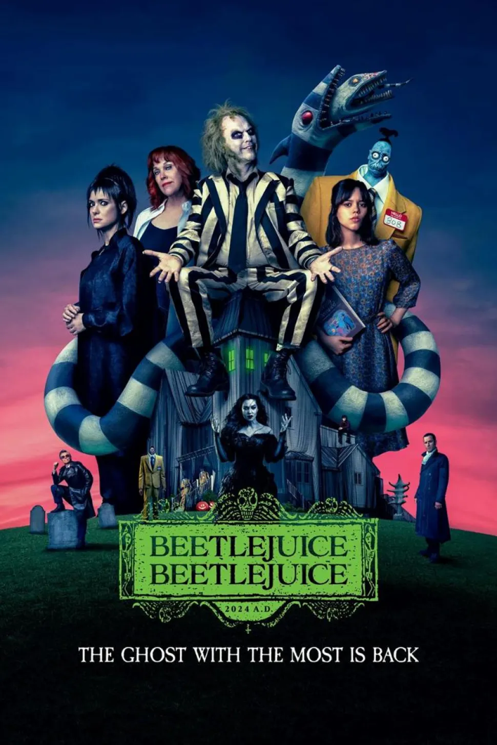 Beetlejuice Beetlejuice (2024) - One Sheet Movie Poster (1217)