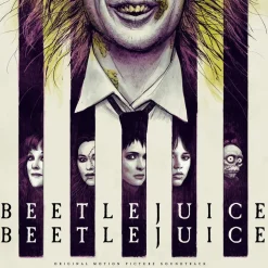 Beetlejuice Beetlejuice (2024) - Original Motion Picture Soundtrack 2xLP Vinyl Record (Beetlejuice Splatter Coloured Vinyl)