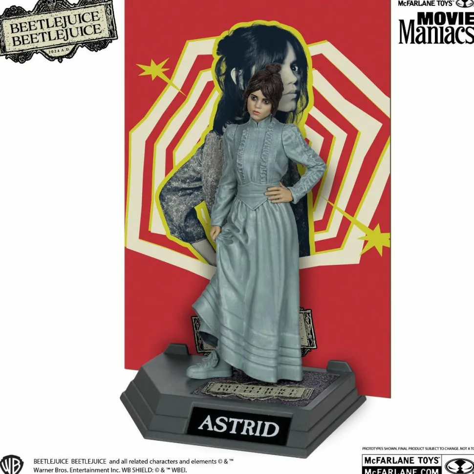 Beetlejuice Beetlejuice (2024) - Astrid Movie Maniacs 6" Scale Posed PVC Figure