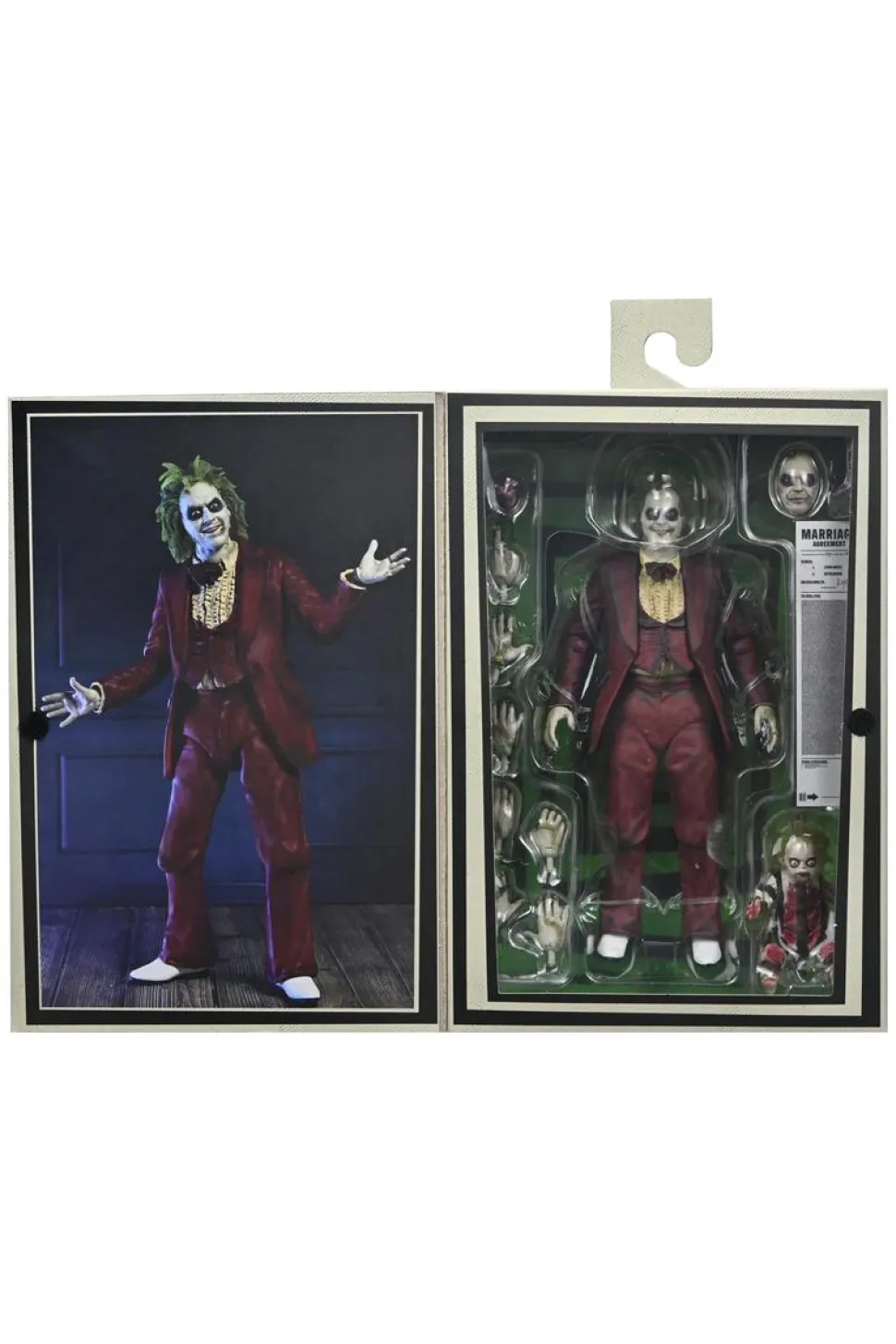 Beetlejuice Beetlejuice (2024) - Beetlejuice 'Wedding Tuxedo' Ultimate 7" Scale Action Figure