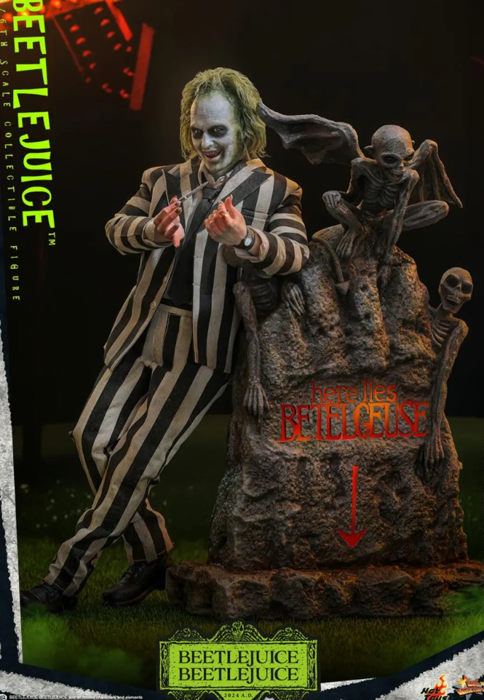 Beetlejuice Beetlejuice (2024) - Beetlejuice 1/6th Scale Hot Toys Action Figure