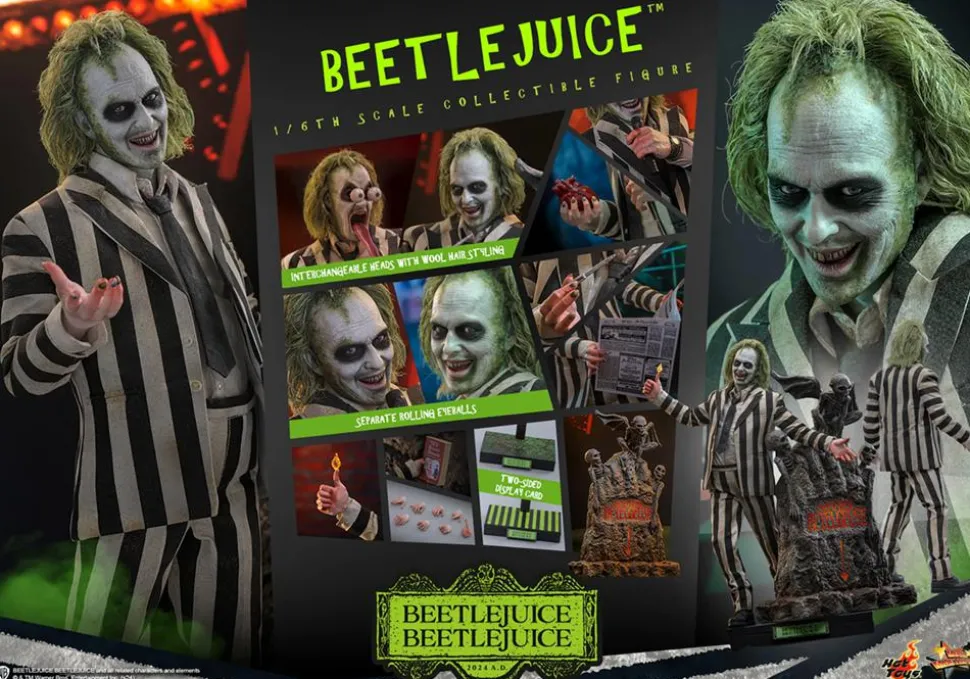 Beetlejuice Beetlejuice (2024) - Beetlejuice 1/6th Scale Hot Toys Action Figure