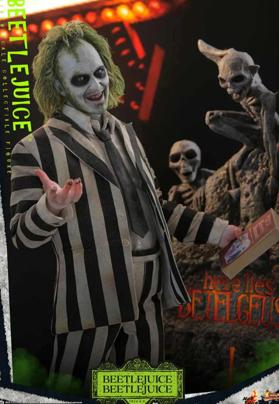 Beetlejuice Beetlejuice (2024) - Beetlejuice 1/6th Scale Hot Toys Action Figure