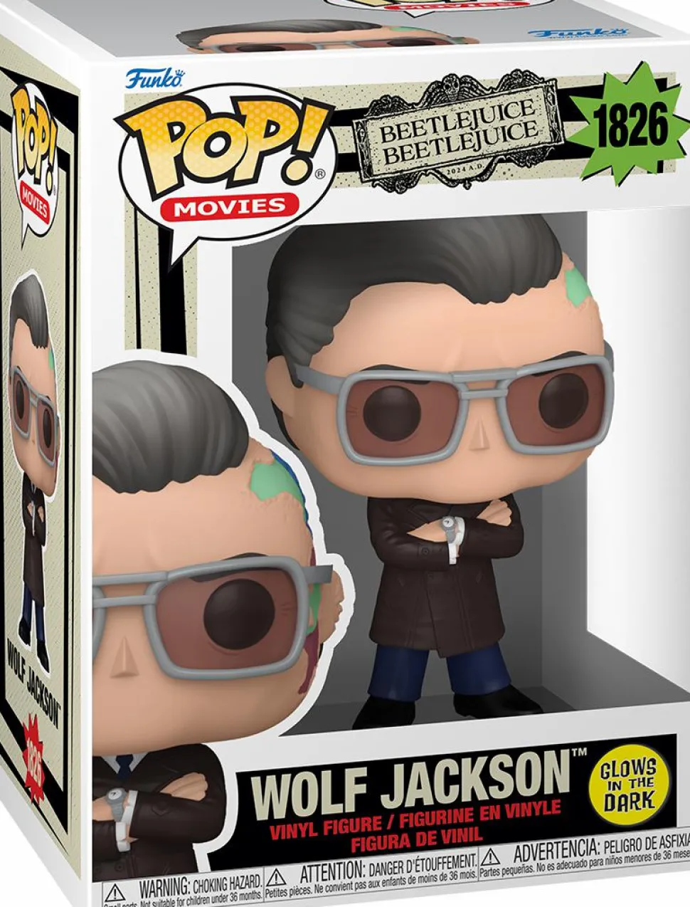 Beetlejuice Beetlejuice (2024) - Wolf Jackson Glow-in-the-Dark Pop! Vinyl Figure