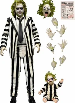 Beetlejuice Beetlejuice (2024) - Beetlejuice (Striped Suit) Ultimate 7'' Scale Action Figure