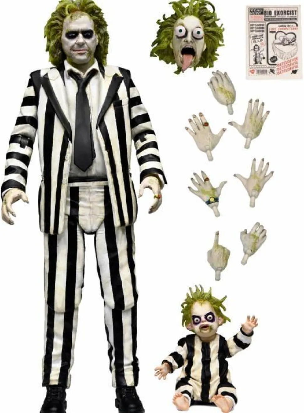 Beetlejuice Beetlejuice (2024) - Beetlejuice (Striped Suit) Ultimate 7'' Scale Action Figure