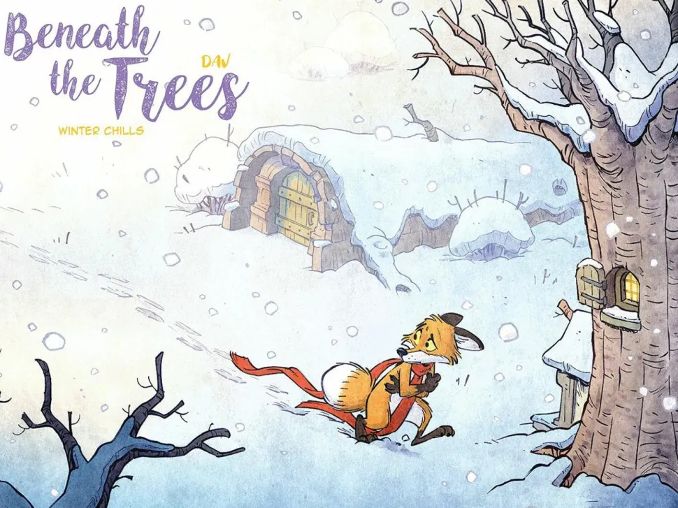 Beneath the Trees: Winter Chills by Dav Hardcover Book
