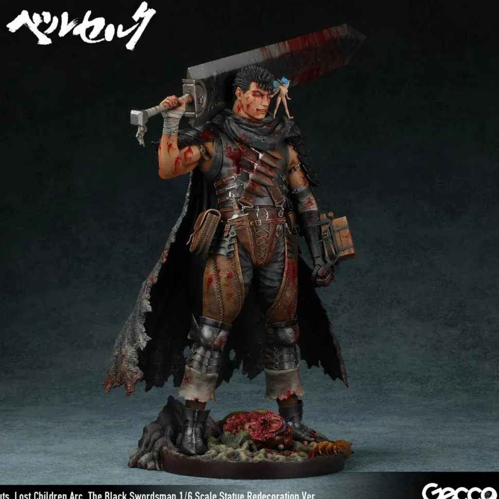 Berserk - Guts, Lost Children Arc, The Black Swordsman (Redecoration Version) 1/6th Scale Statue