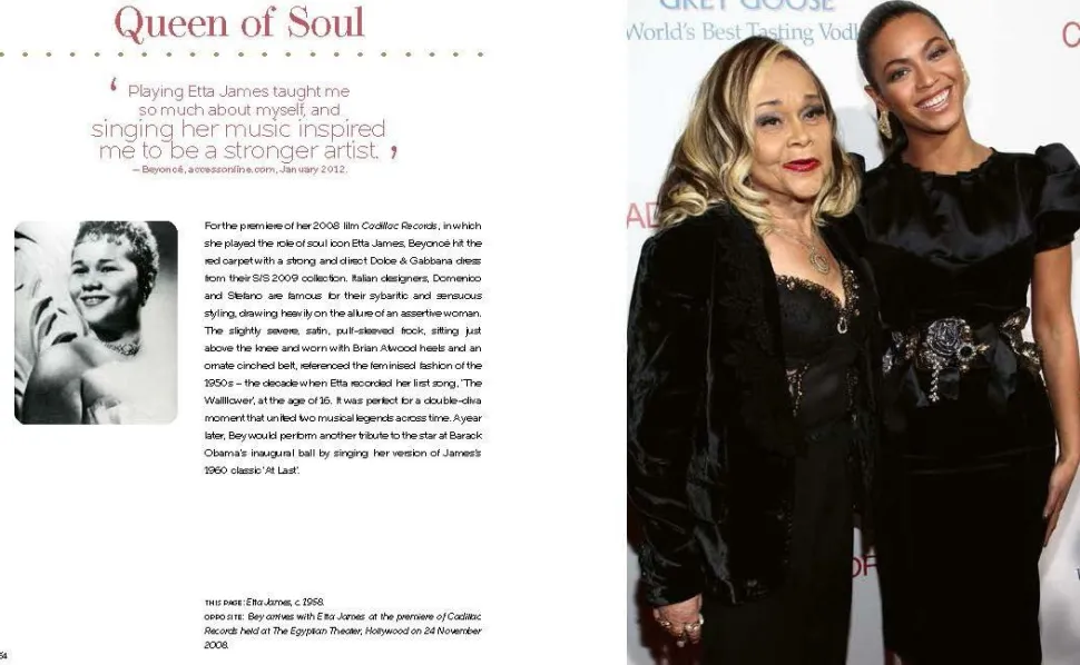 Beyonce - Beyonce and the Clothes She Wears Hardcover Book