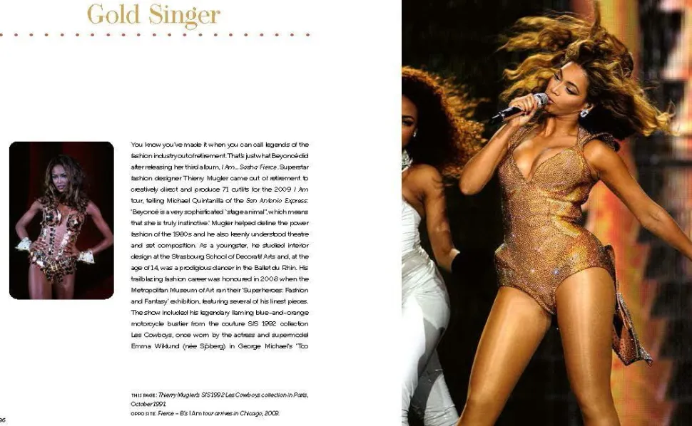 Beyonce - Beyonce and the Clothes She Wears Hardcover Book