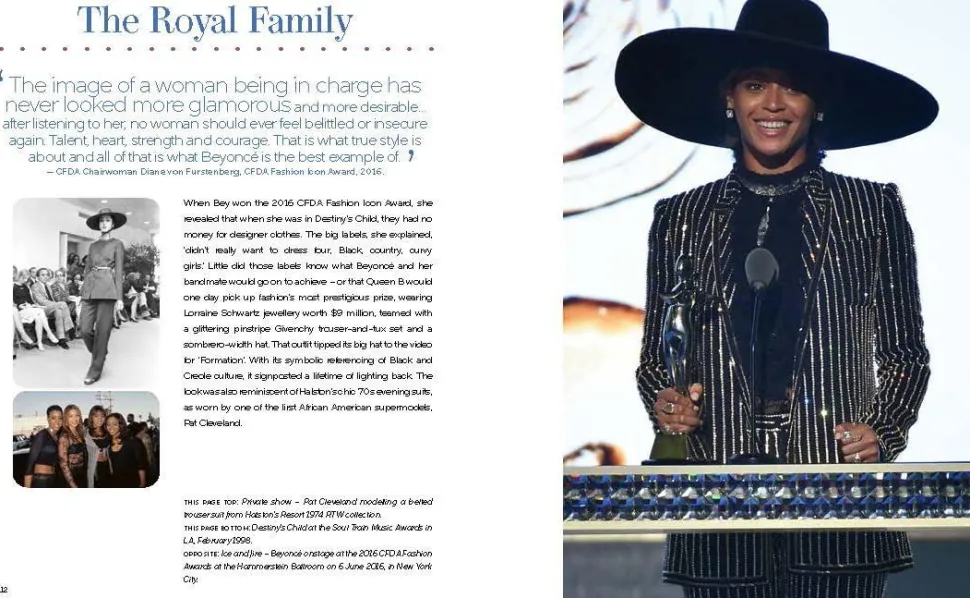 Beyonce - Beyonce and the Clothes She Wears Hardcover Book