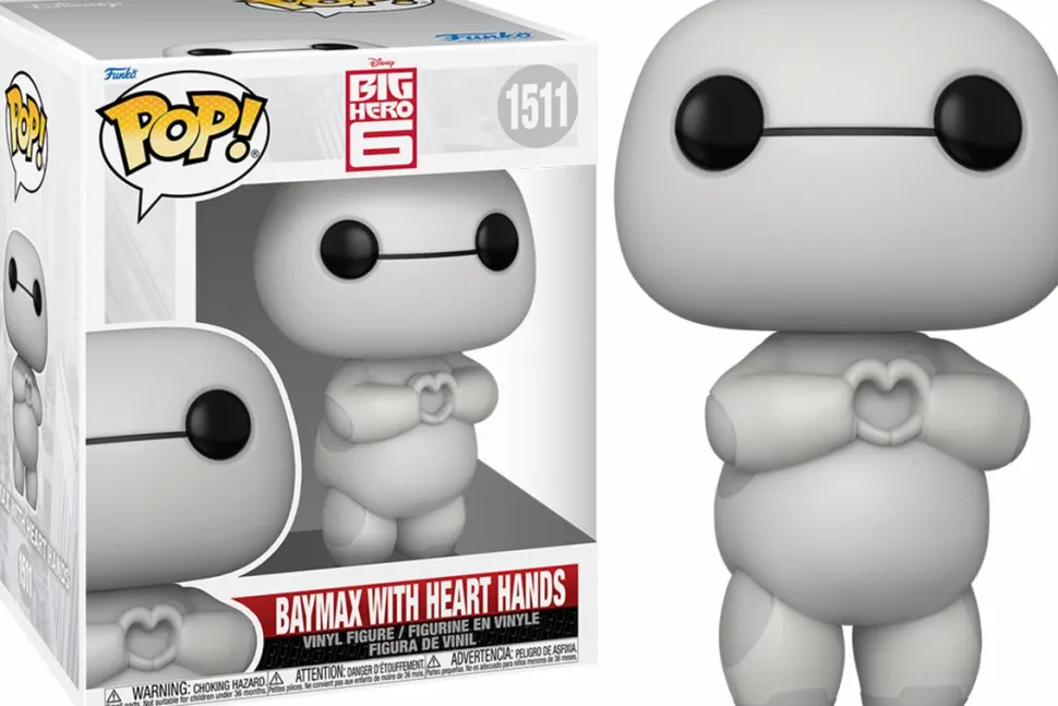 Big Hero 6 - Baymax with Heart Hands Super Sized 6" Pop! Vinyl Figure