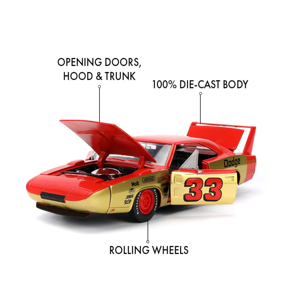 Big Time Muscle - 1969 Dodge Charger Daytona 1/24th Scale Die-Cast Vehicle Replica
