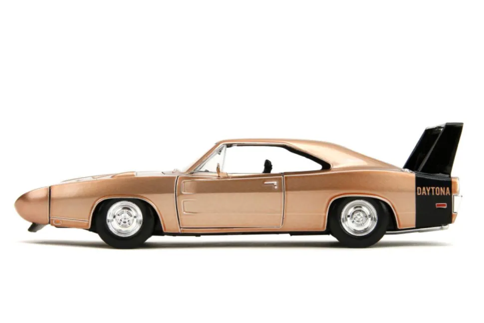Big Time Muscle - Bronze 1969 Dodge Charger Daytona 1/24th Scale Die-Cast Vehicle Replica