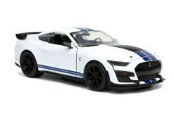 Big Time Muscle - White 2020 Ford Mustang Shelby GT500 1/24th Scale Die-Cast Vehicle Replica