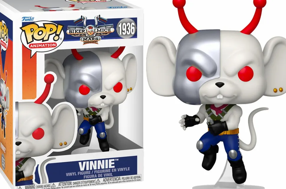 Biker Mice From Mars (1993) - Rock & Ride Pop! Vinyl Bundle (Set of 3)