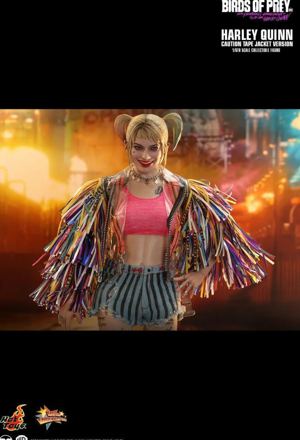 Birds of Prey (2020) - Harley Quinn in Caution Tape Jacket 1/6th Scale Hot Toys Action Figure