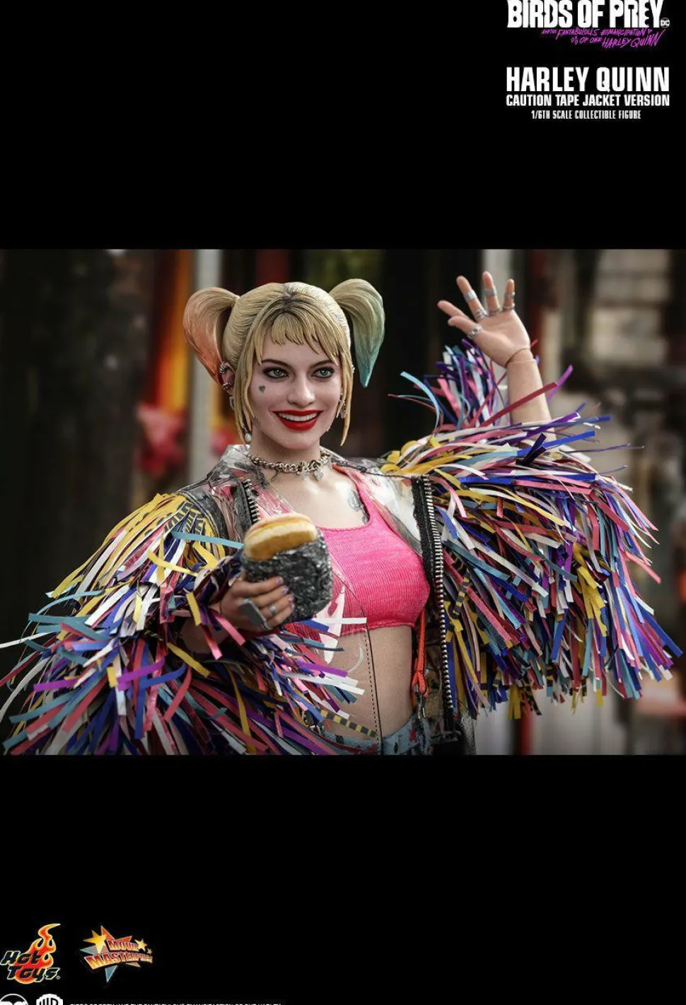 Birds of Prey (2020) - Harley Quinn in Caution Tape Jacket 1/6th Scale Hot Toys Action Figure