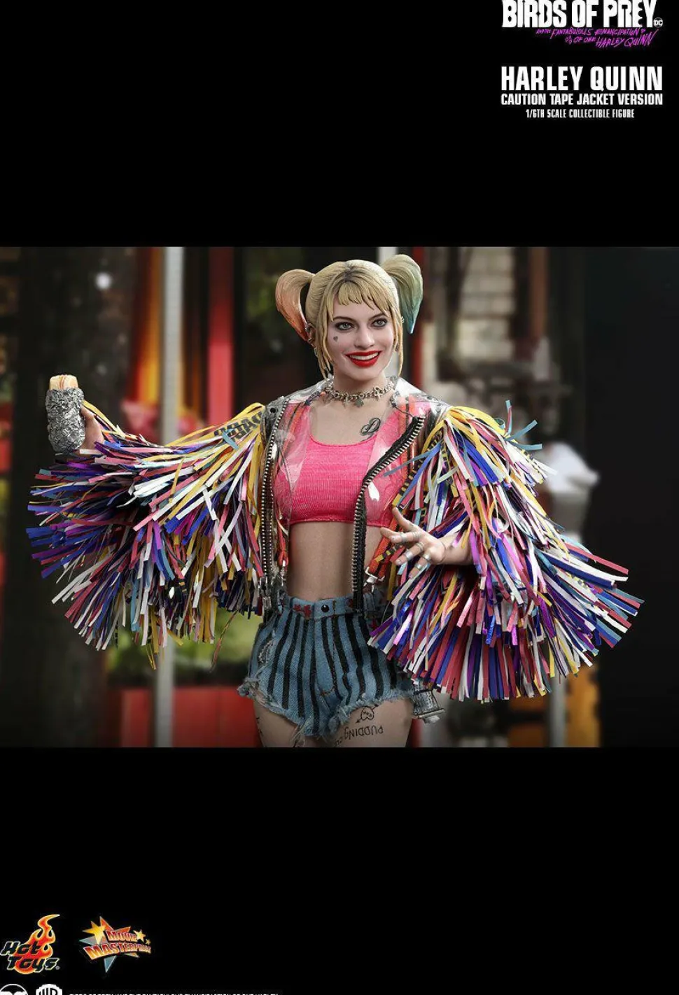 Birds of Prey (2020) - Harley Quinn in Caution Tape Jacket 1/6th Scale Hot Toys Action Figure