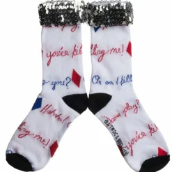 Birds of Prey (2020) - Harley Quinn Sequin Cuff Women’s Crew Sock (One Size)