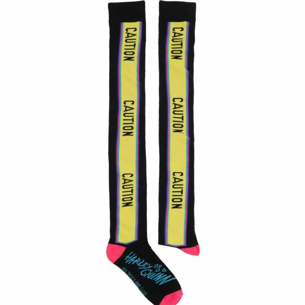 Birds of Prey (2020) - Over the Knee Caution Women’s Socks (One Size)