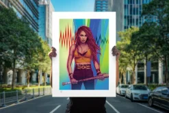Birds of Prey - Birds of Prey: Black Canary Fine Art Print by Tula Lotay