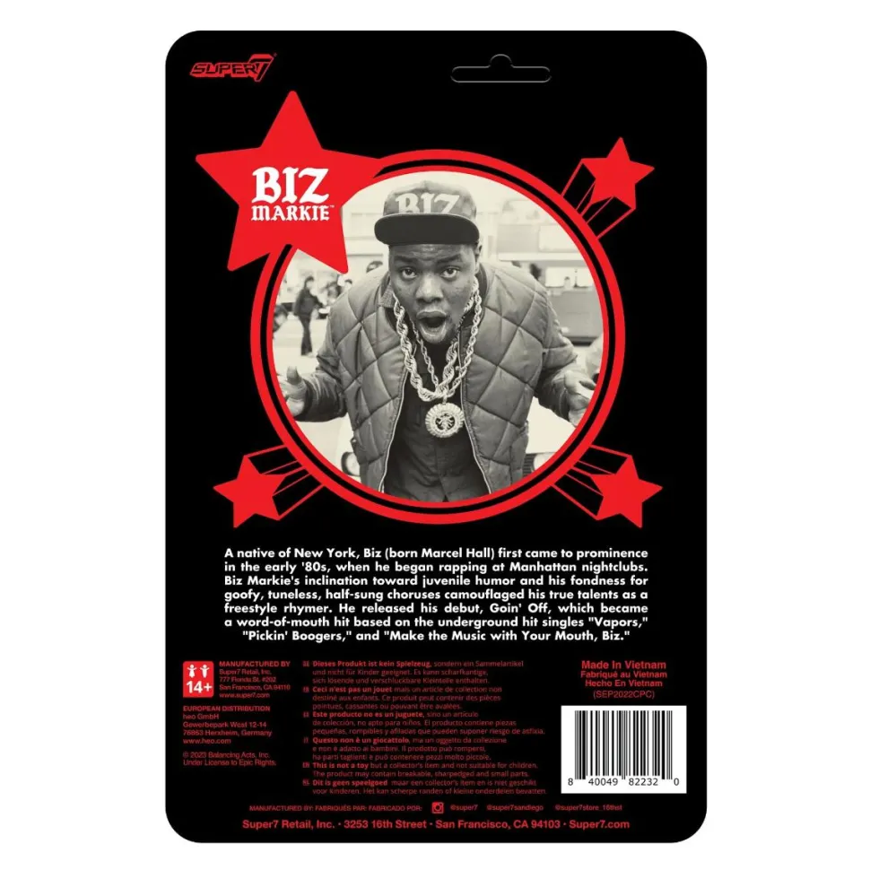 Biz Markie - Biz Markie ReAction 3.75" Action Figure