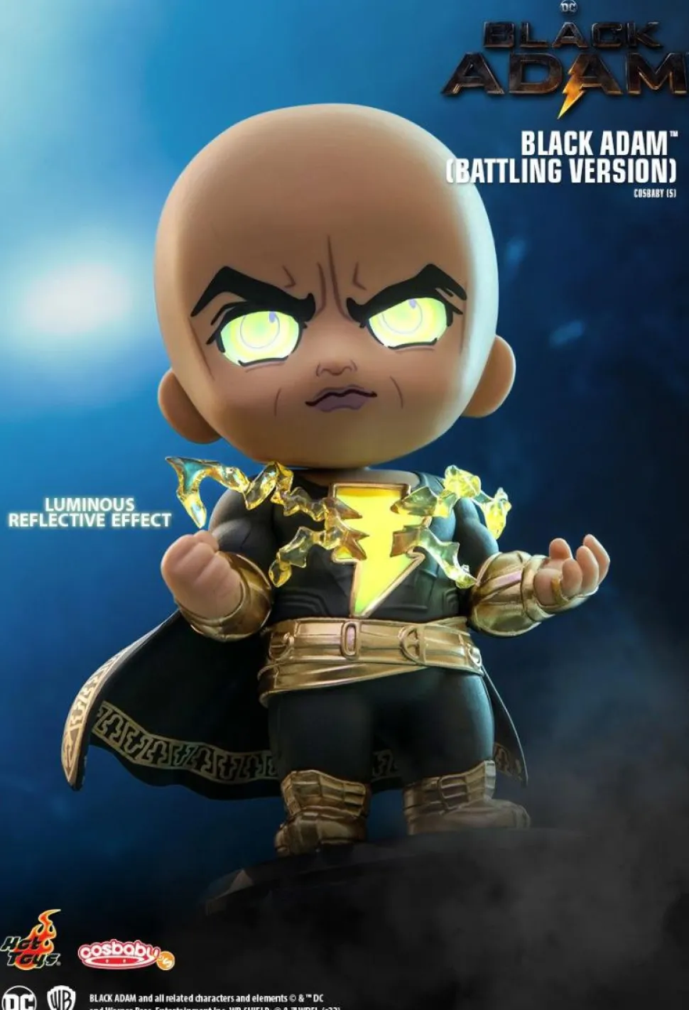 Black Adam (2022) - Black Adam Battling Version Cosbaby (S) Hot Toys Figure