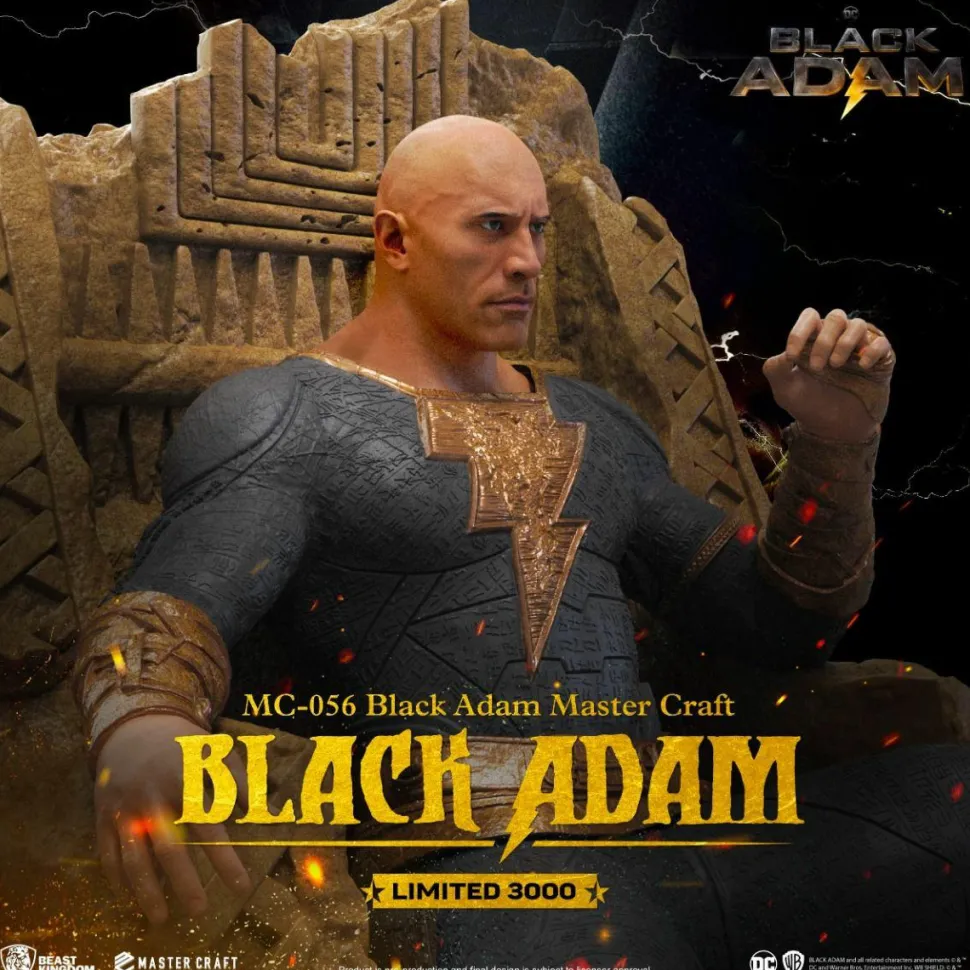 Black Adam (2022) - Black Adam on Throne Master Craft 15" Statue