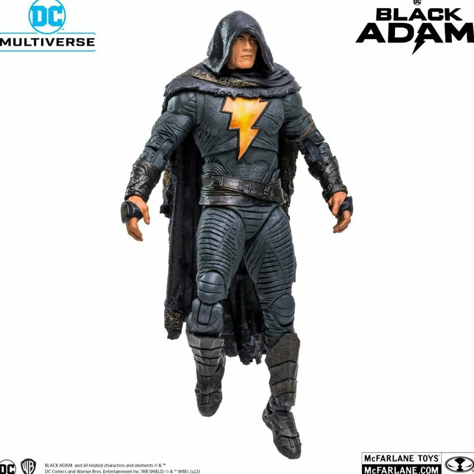 Black Adam (2022) - Black Adam with Cloak DC Multiverse 7” Scale Action Figure