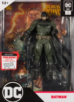Black Adam - Batman with Comic Book Page Punchers 7” Scale Action Figure Pack
