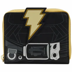 Black Adam - Cosplay Glow in the Dark 4” Faux Leather Zip-Around Wallet