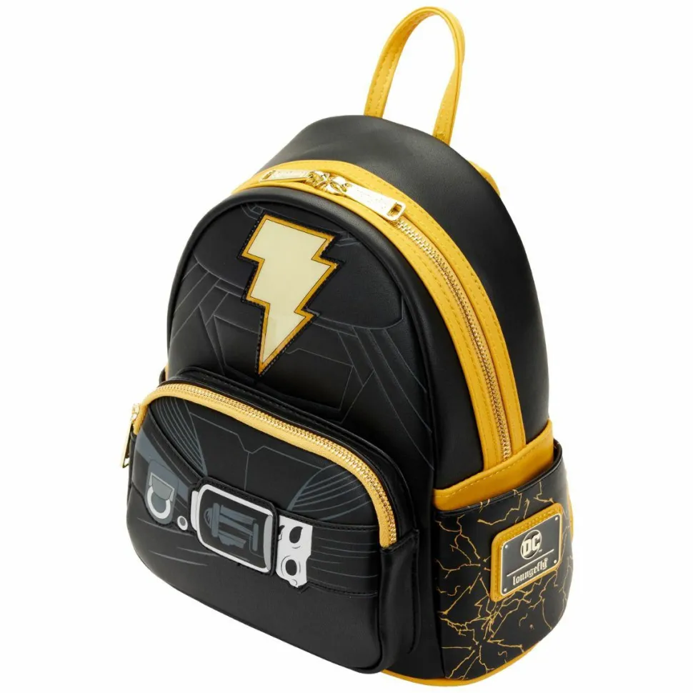 Black Adam - Cosplay Light Up 10” Faux Leather Mini Backpack