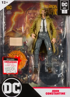 Black Adam - John Constantine with Comic Book Page Punchers 7” Scale Action Figure Pack