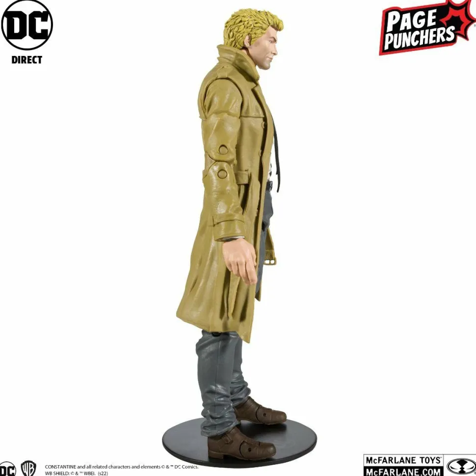 Black Adam - John Constantine with Comic Book Page Punchers 7” Scale Action Figure Pack