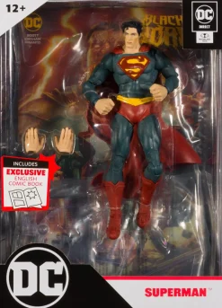 Black Adam - Superman with Comic Book Page Punchers 7” Scale Action Figure Pack