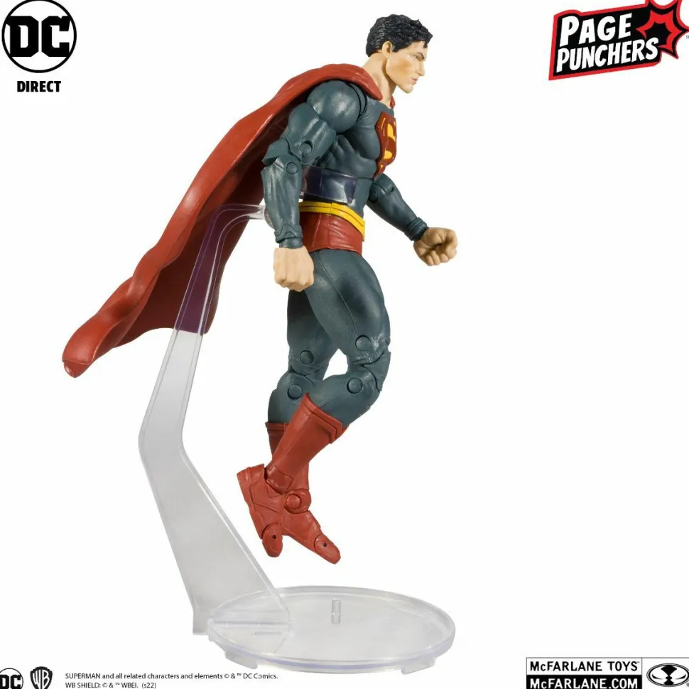 Black Adam - Superman with Comic Book Page Punchers 7” Scale Action Figure Pack