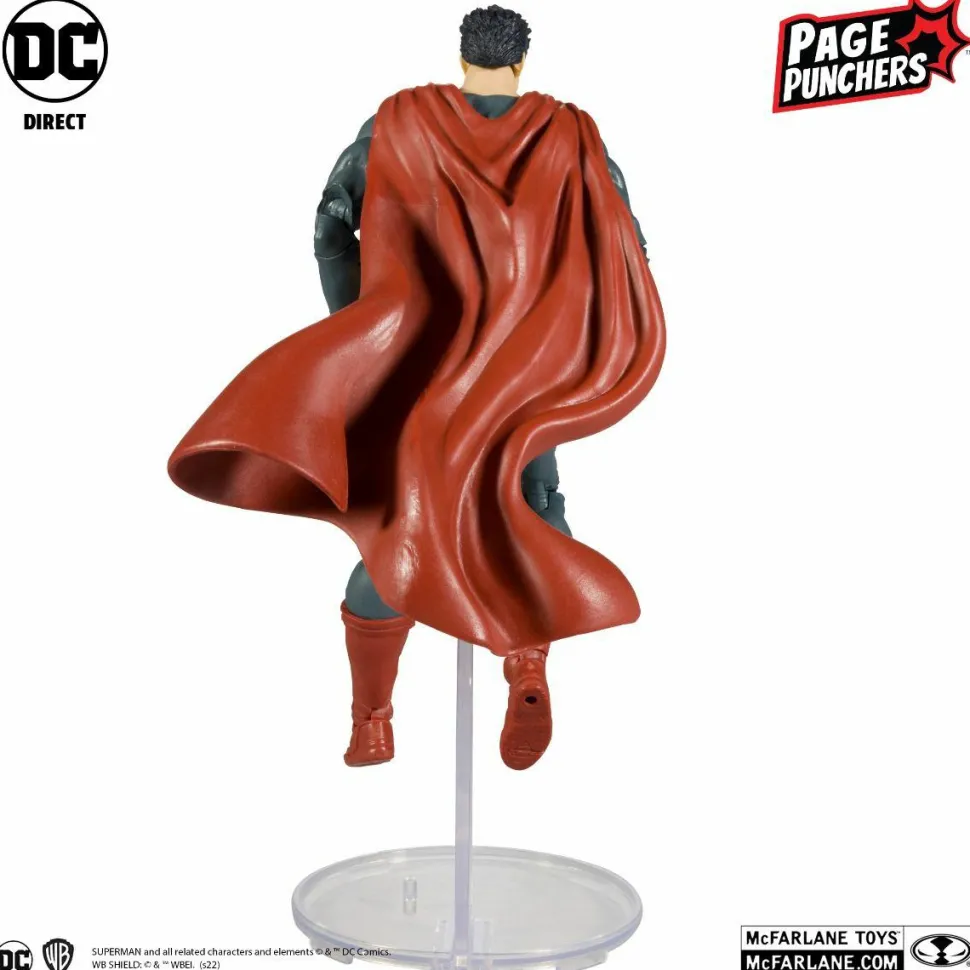 Black Adam - Superman with Comic Book Page Punchers 7” Scale Action Figure Pack